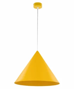 Store Sklep Kaja Żółta, stożkowa lampa wisząca TK 10090 CONO YELLOW | Kaja Oświetlenie