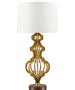 Tradycyjna lampa stołowa, złota GN-OCTAVIA-TL-GD z serii OCTAVIA*Sklep Kaja Flash Sale