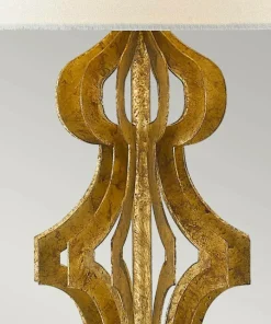 Tradycyjna lampa stołowa, złota GN-OCTAVIA-TL-GD z serii OCTAVIA*Sklep Kaja Flash Sale