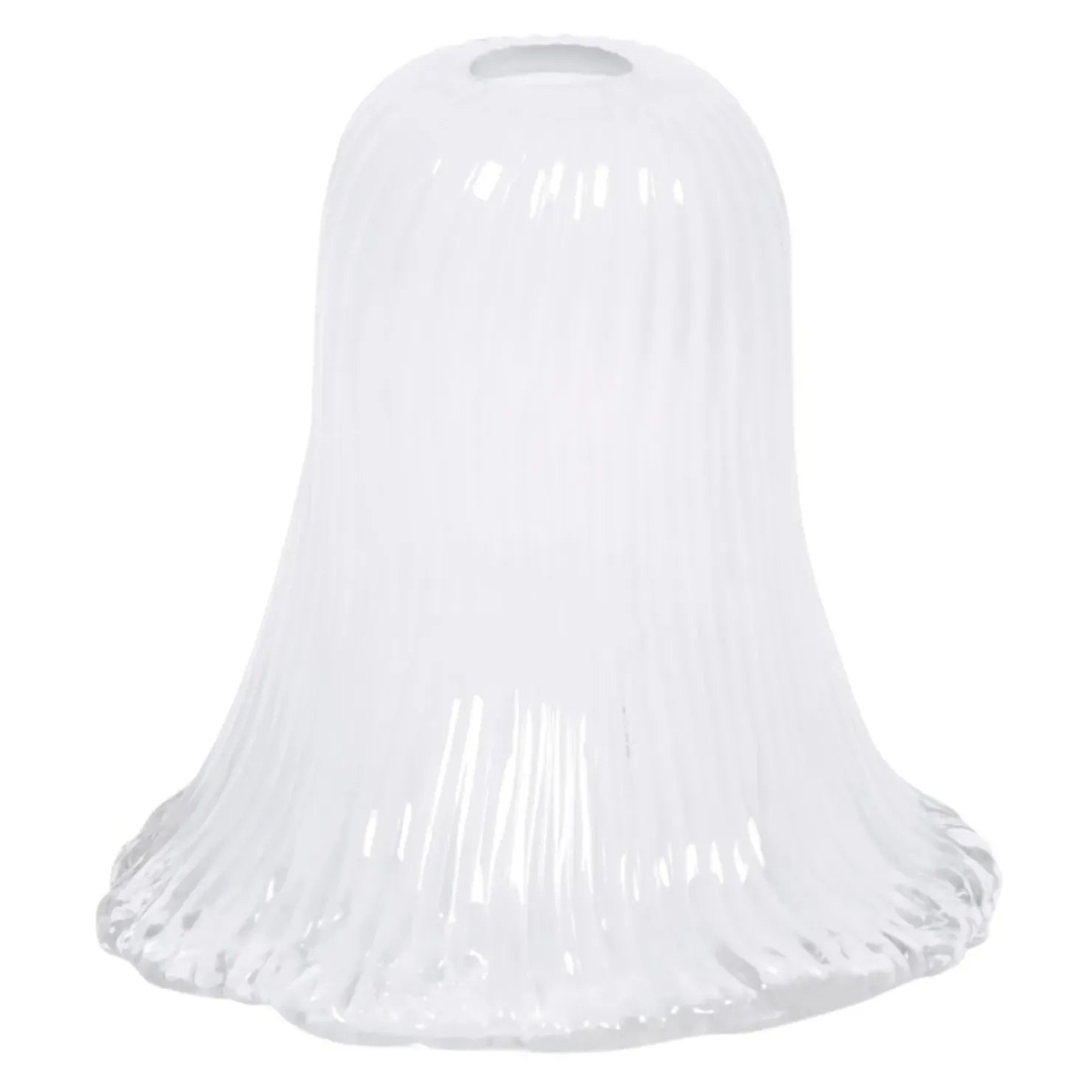 Transparentny klosz, podłużne wyżłobienia K-HP-PS-066 KLOSZ*Sklep Kaja Sale