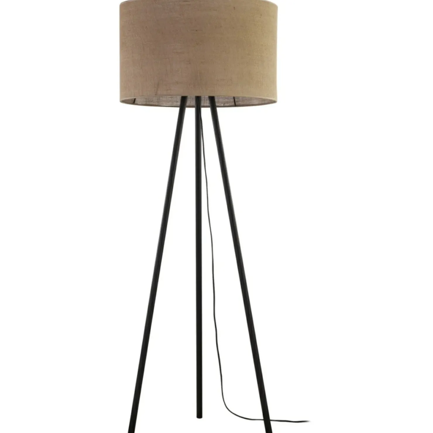 Trójnóg lampa podłogowa z jutowym abażurem TK 5569 JUTA | Kaja*Sklep Kaja Shop