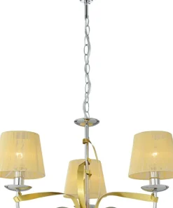 Trójramienna, chromowana lampa wisząca 33-55057 DIVA | Kaja*Sklep Kaja Best Sale
