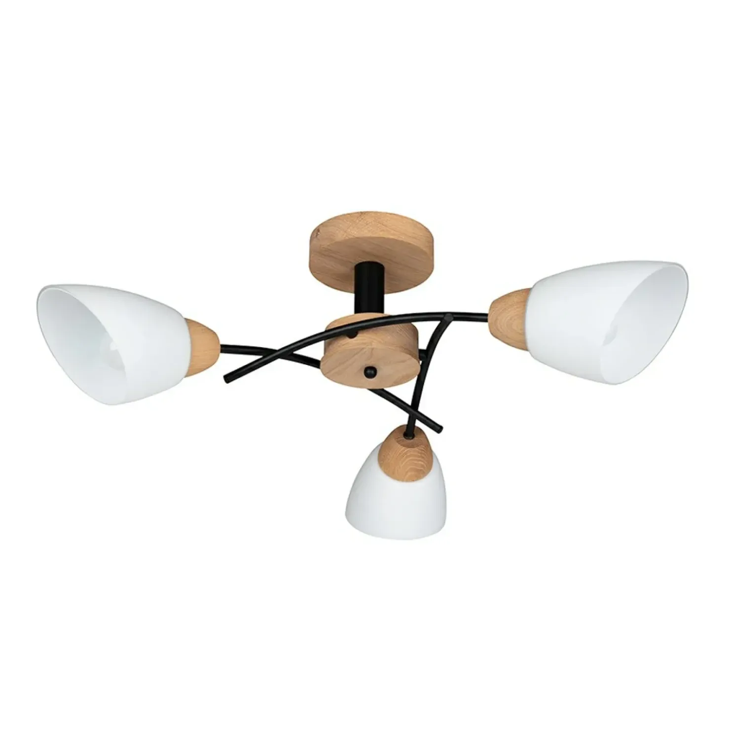Trójramienna, drewniana lampa sufitowa 8142374 VILETTA WOOD | Kaja*Sklep Kaja Online