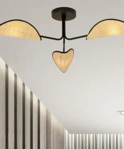 Clearance Sklep Kaja Trójramienna lampa do sypialni w stylu boho 1172/3 GOMEZ | Kaja