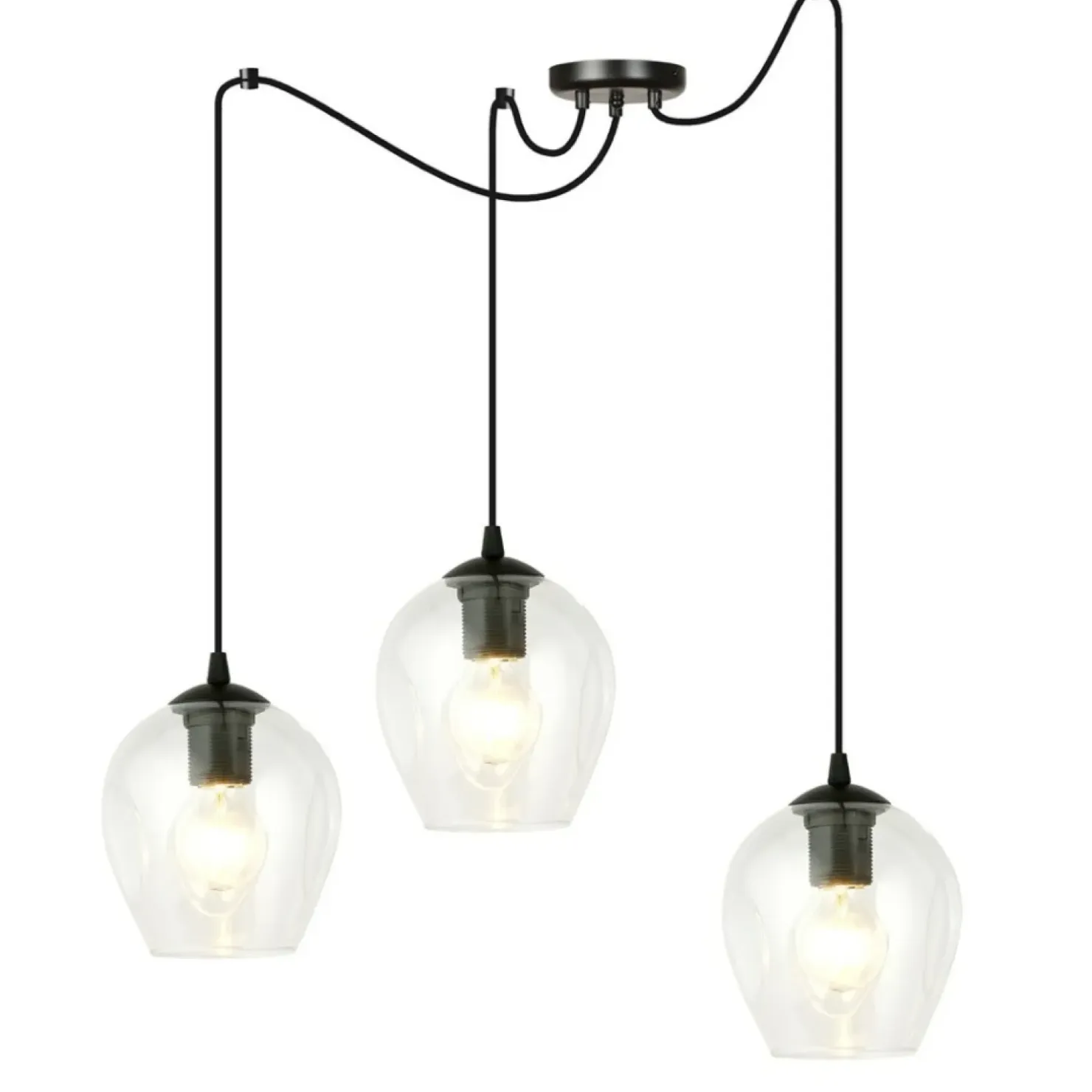 Sale Sklep Kaja Trójramienna lampa wisząca pająk do podwieszania 756/3 LEVEL | Kaja