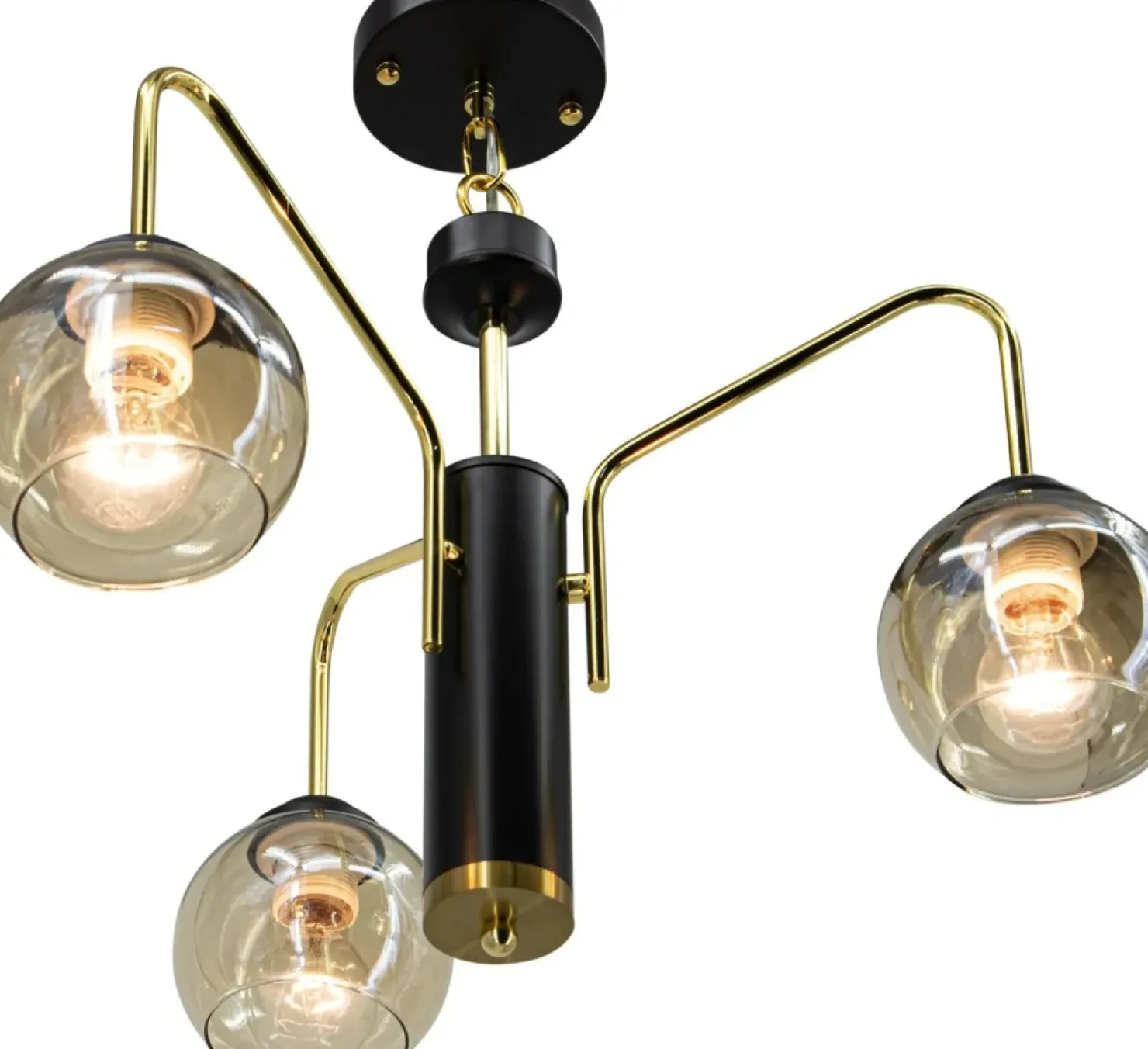 Store Sklep Kaja Trójramienna, nietypowa lampa sufitowa 6303/3 TR BL ALICE | Kaja