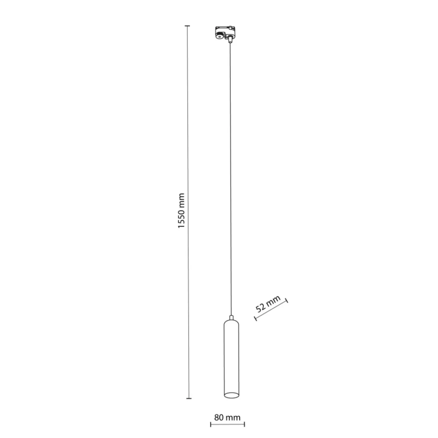 Tuba wisząca do szynoprzewodu 1-fazowego TK 4929 TRACER | Kaja*Sklep Kaja Flash Sale