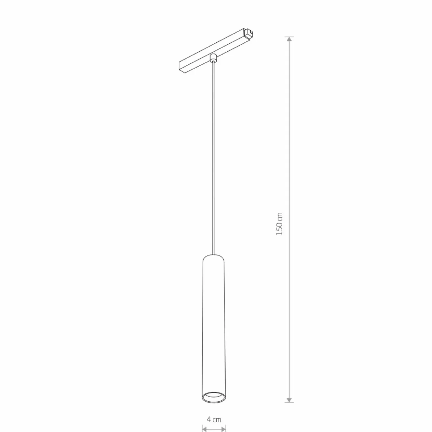 Tuba wisząca do szyny magnetycznej 1F 10652 LVM ROLLER LED | Kaja*Sklep Kaja Sale