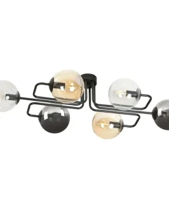 Outlet Sklep Kaja Unikalna lampa sufitowa z kolorowymi kloszami 834/6A1 | Kaja