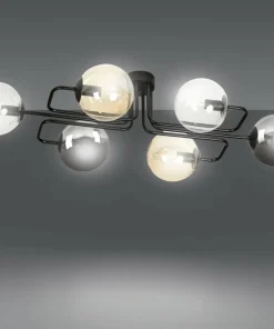 Outlet Sklep Kaja Unikalna lampa sufitowa z kolorowymi kloszami 834/6A1 | Kaja