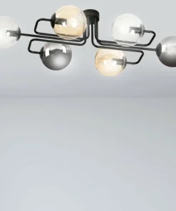 Outlet Sklep Kaja Unikalna lampa sufitowa z kolorowymi kloszami 834/6A1 | Kaja