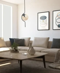 Sale Sklep Kaja Unikalna lampa wisząca do gustownej sypialni K-5335 z serii VELA