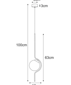 Sale Sklep Kaja Unikalna lampa wisząca do gustownej sypialni K-5335 z serii VELA