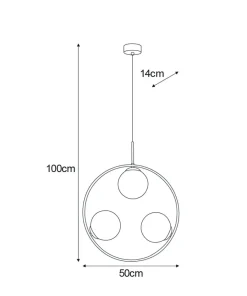 Shop Sklep Kaja Unikalna lampa wisząca, idealna do salonu K-5123 z serii VENTA | Kaja