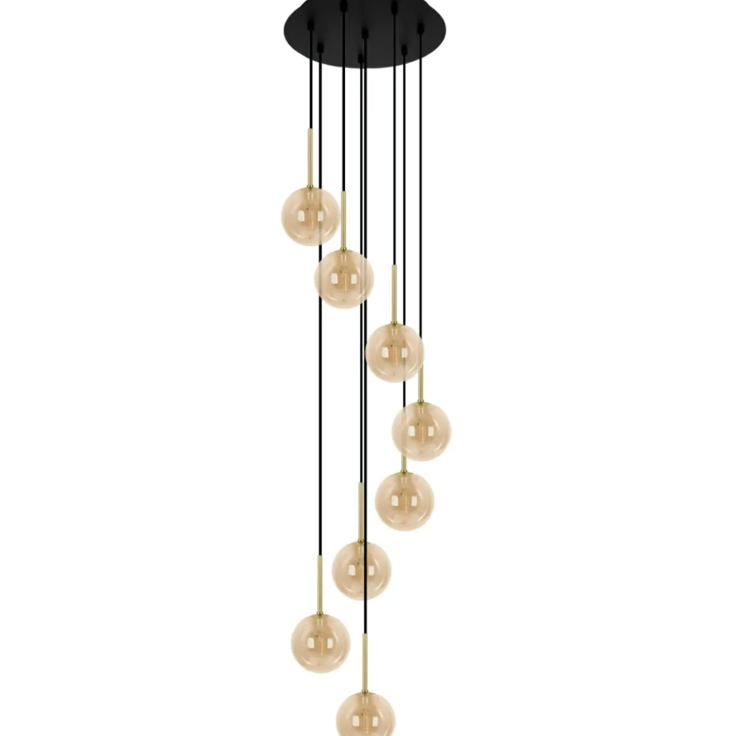 Sale Sklep Kaja Unikalna lampa wisząca z kloszami na żarówkę G9 K-5562 z serii GALAXY
