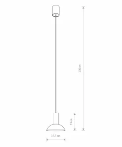 Shop Sklep Kaja Uniwersalna, czarna, pojedyncza lampa wisząca 8192 HERMANOS | Kaja czarny
