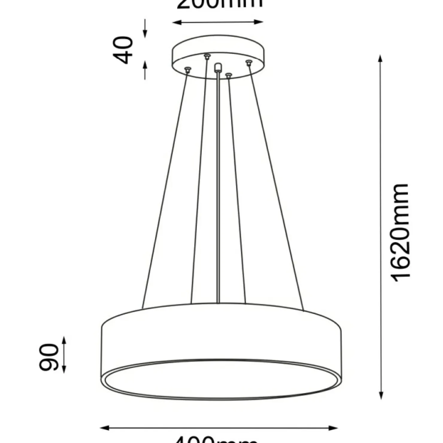 Best Sale Sklep Kaja Uniwersalna lampa wisząca z abażurem ⌀40cm ANT 5204 SENGO | Kaja