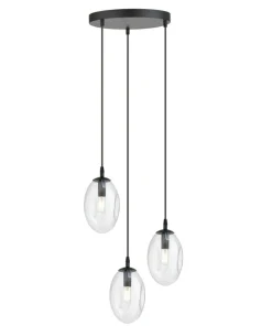 Hot Sklep Kaja Uniwersalna lampa z przezroczystymi kloszami 1265/3PREM z serii ASTRAL