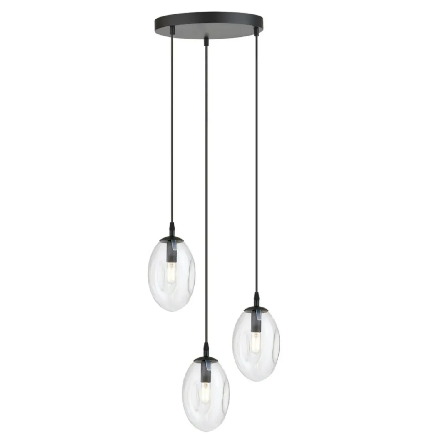 Hot Sklep Kaja Uniwersalna lampa z przezroczystymi kloszami 1265/3PREM z serii ASTRAL