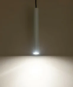 Store Sklep Kaja Uniwersalna, punktowa lampa wisząca, tuba 30cm 10902 FOURTY | Kaja szary