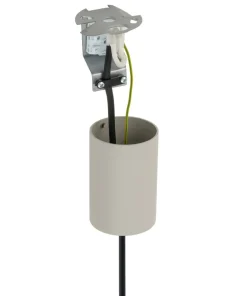 Store Sklep Kaja Uniwersalna, punktowa lampa wisząca, tuba 30cm 10902 FOURTY | Kaja szary