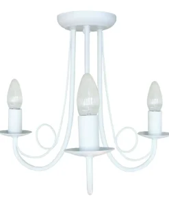 Świecznikowa lampa sufitowa LP-020/5P WHITE PERŁA | Kaja Oświetlenie*Sklep Kaja Store