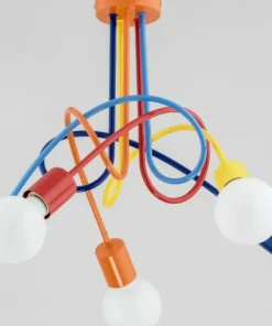 Clearance Sklep Kaja Wielokolorowa lampa sufitowa do pokoju dziecka AL 28265 | Kaja