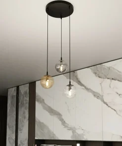 Discount Sklep Kaja Wielokolorowa lampa wisząca z kulami 714/3PREM | Kaja Oświetlenie