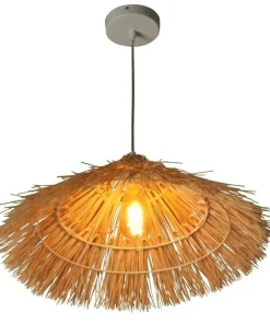 Flash Sale Sklep Kaja Wiklinowa lampa wisząca do sypialni ABR-NLW37-BH-E27 BOHO | Kaja brązowy