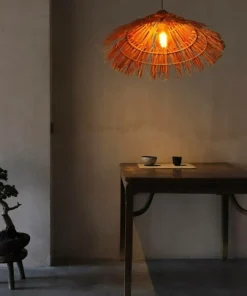 Flash Sale Sklep Kaja Wiklinowa lampa wisząca do sypialni ABR-NLW37-BH-E27 BOHO | Kaja brązowy