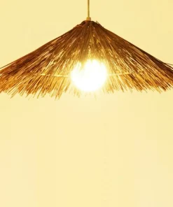 Flash Sale Sklep Kaja Wiklinowa lampa wisząca do sypialni ABR-NLW37-BH-E27 BOHO | Kaja brązowy