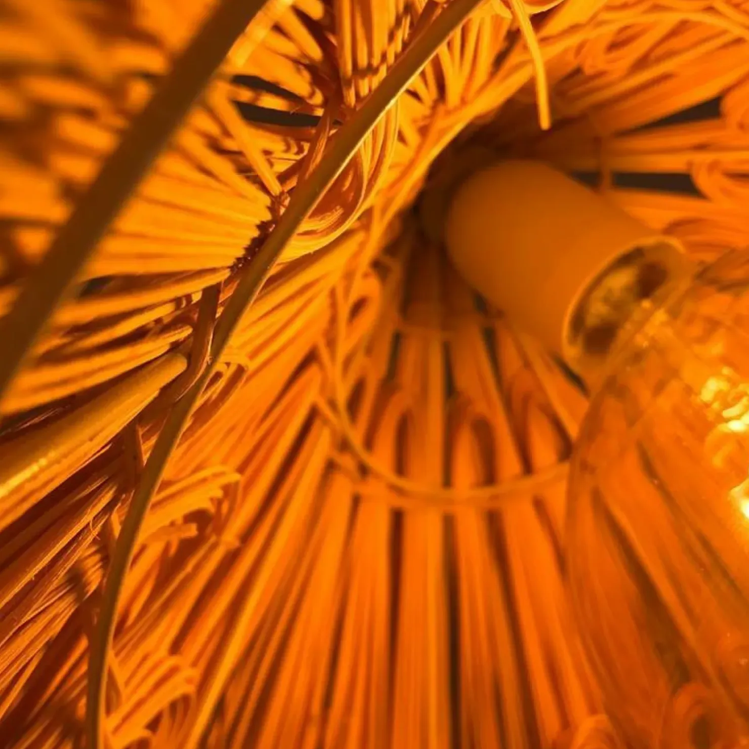 Flash Sale Sklep Kaja Wiklinowa lampa wisząca do sypialni ABR-NLW37-BH-E27 BOHO | Kaja brązowy