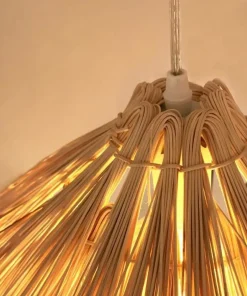 Flash Sale Sklep Kaja Wiklinowa lampa wisząca do sypialni ABR-NLW37-BH-E27 BOHO | Kaja brązowy
