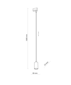 Wisząca lampa gwint GU10 do szyny 3-fazowej TK 4844 TRACER 3 | Kaja*Sklep Kaja Sale