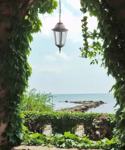 Wisząca lampa zewnętrzna na taras K-5006H CZ/ZŁ LOZANA | Kaja*Sklep Kaja Cheap