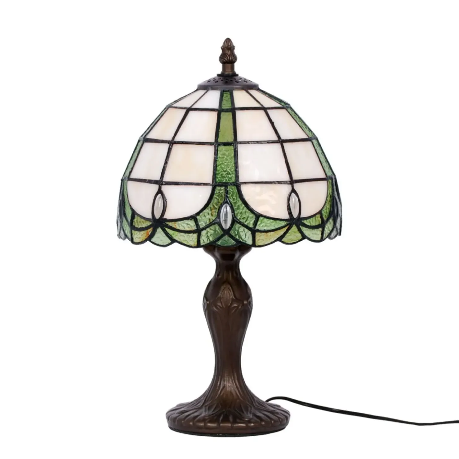 Witrażowa, elegancka lampka stołowa K-G082166 PAPI | Kaja Oświetlenie*Sklep Kaja Cheap