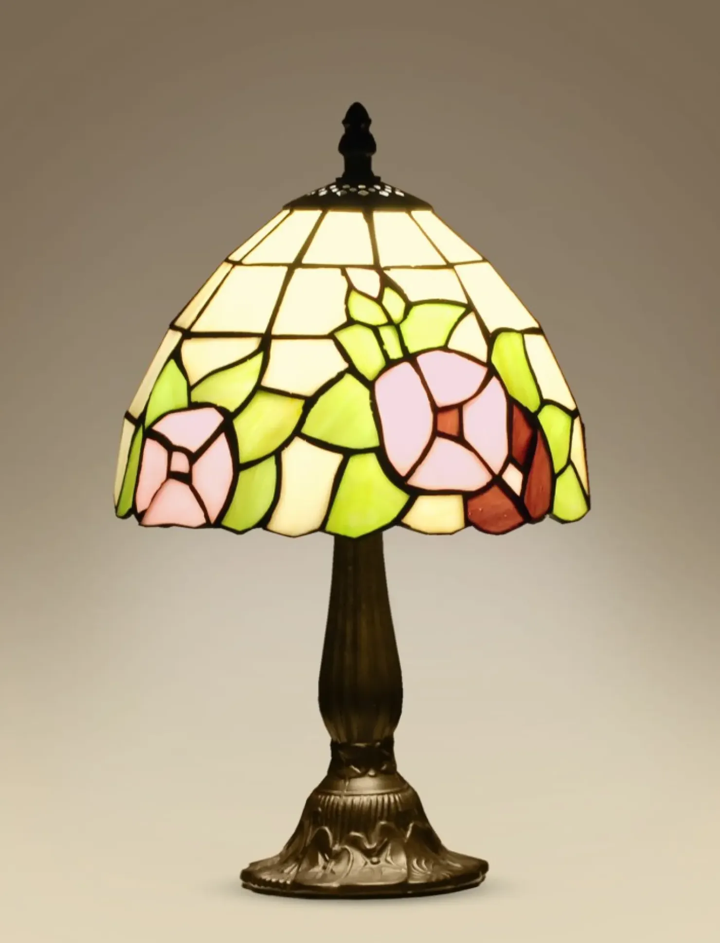 Witrażowa, nietuzinkowa lampka stołowa K-G08529 TECO | Kaja*Sklep Kaja Flash Sale