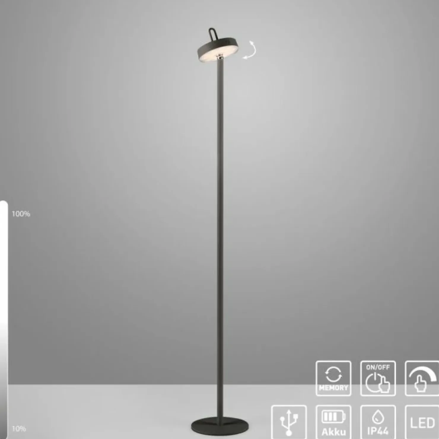 Wodoszczelna lampa podłogowa na taras ZM 19311-18 AMAG | Kaja*Sklep Kaja Store