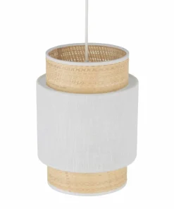 Sale Sklep Kaja Wąska, abażurowa lampa wisząca do jadalni TK 5652 BOHO NEW WHITE