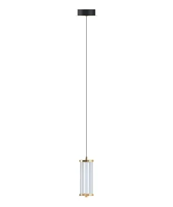 New Sklep Kaja Wąska, kryształowa lampa do sypialni MD3147-1A-3GT CALLY | Kaja