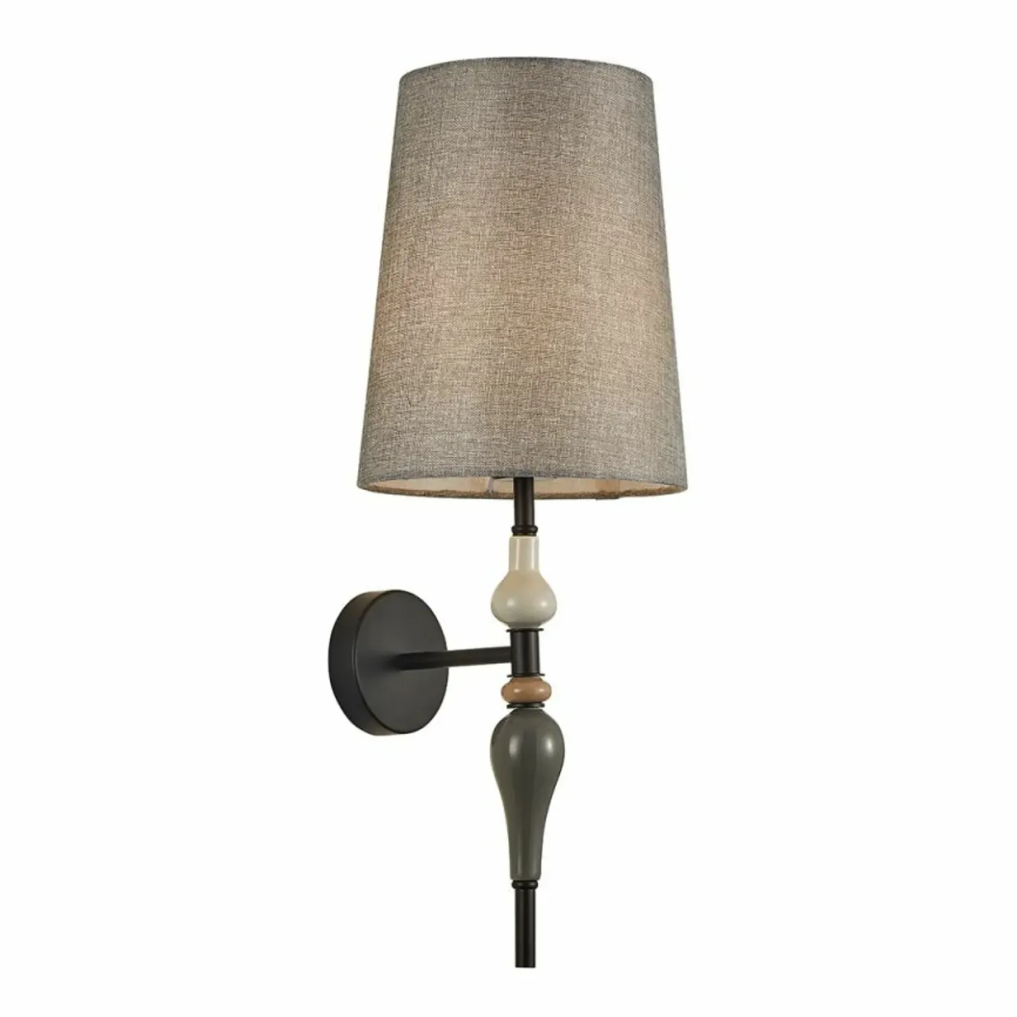 Wąska lampa ścienna do stylowej sypialni WL-22374-BK NEROM | Kaja*Sklep Kaja Hot