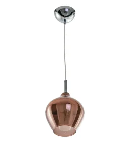 Clearance Sklep Kaja Wąska lampa wisząca w kolorze m AZ3077 AMBER | Kaja miedziany