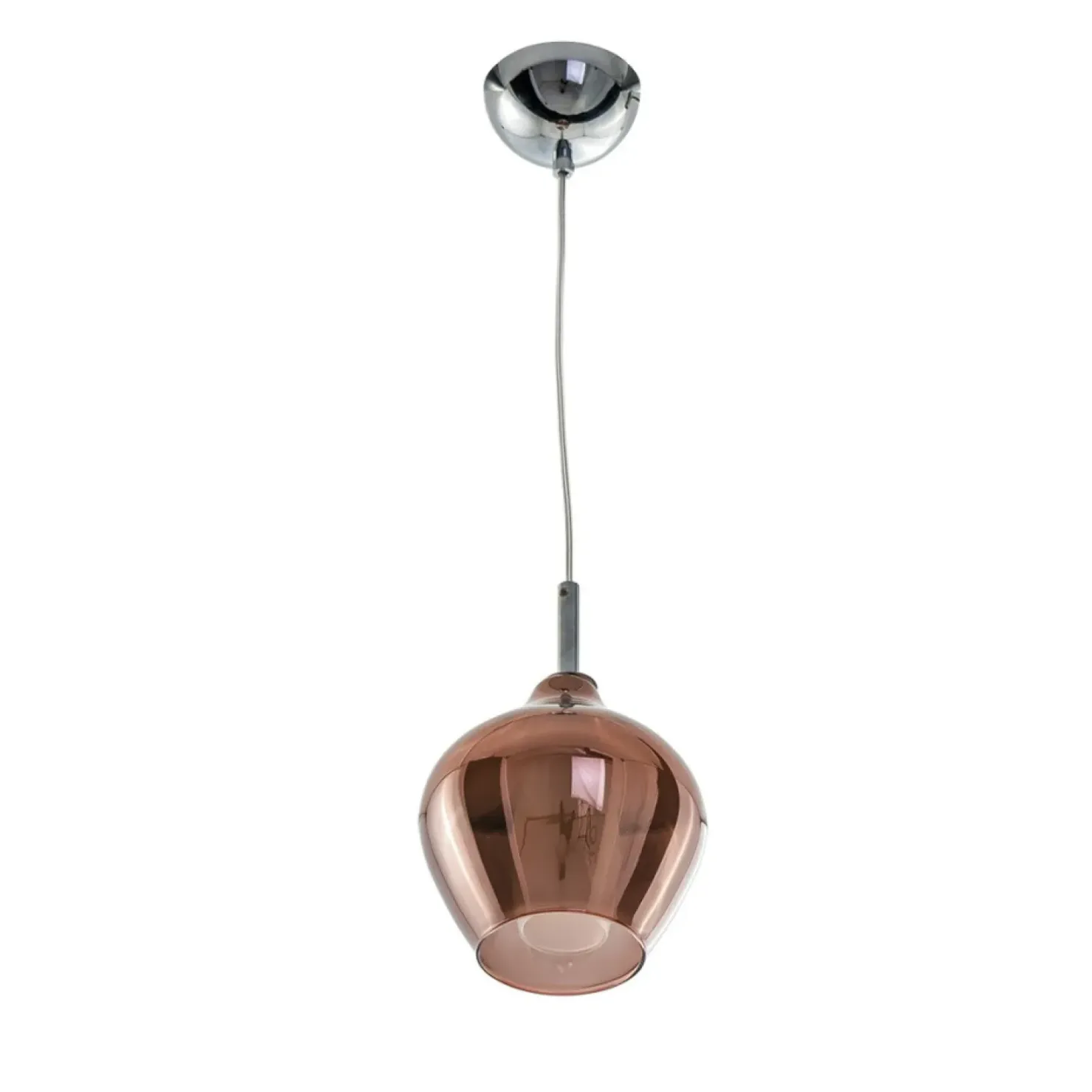 Clearance Sklep Kaja Wąska lampa wisząca w kolorze m AZ3077 AMBER | Kaja miedziany