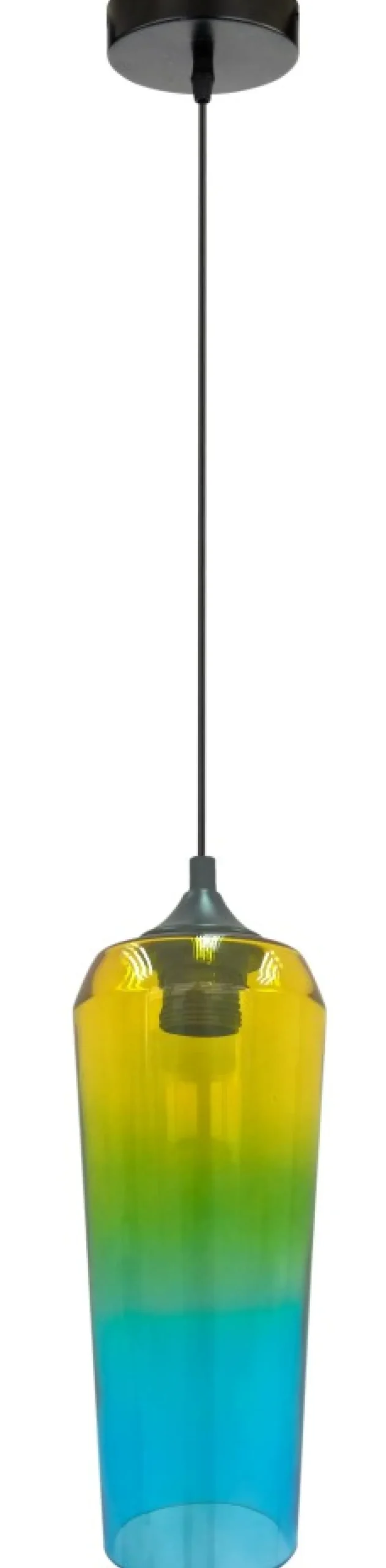 Wąska lampa z kolorowym kloszem na zwisie 31-51844 EOL | Kaja*Sklep Kaja Clearance