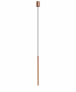 Discount Sklep Kaja Wąska tuba na regulowanym zwisie, nad wyspę 49cm 10452 LASER | Kaja satynowamiedź