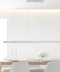 Clearance Sklep Kaja Wąska, wisząca lampa sufitowa LED 11660-95 z serii LUZI | Kaja szary