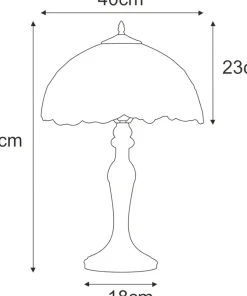 Wyjątkowa lampa stołowa, do stylowego salonu K-G16835 z serii ROSE*Sklep Kaja Store