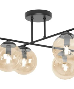 Store Sklep Kaja Wyjątkowa lampa sufitowa z czterema kloszami K-5161 z serii DELTA