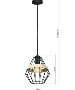 Sale Sklep Kaja Wyjątkowa lampa wisząca z regulowaną wysokością MLP5524 z serii CLIFF | Kaja Ośw