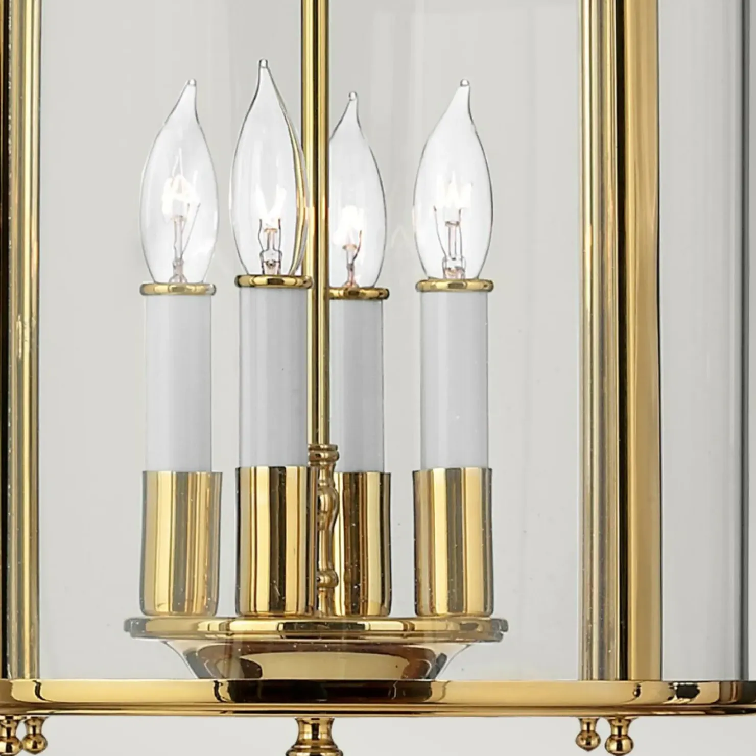 Wyjątkowa lampa wisząca, złota oprawa HK-GENTRY-P-M-PB z serii GENTRY*Sklep Kaja Discount